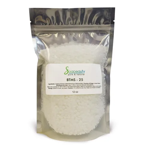 Miniatura 11 de Soapeauty BTMS-25 (metosulfato de behentrimonio y alcohol cetearílico) Emulsionante acondicionador para el cuidado del cabello y formulaciones sin