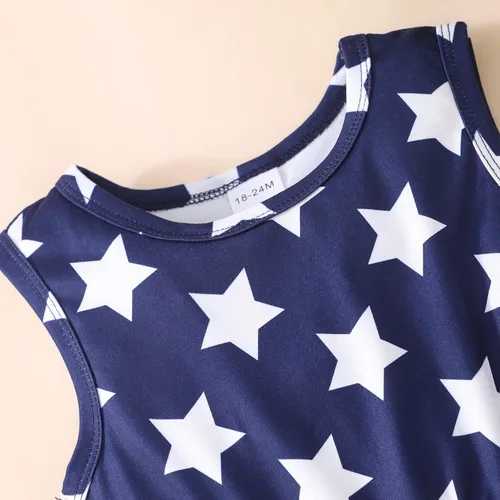 Miniatura 4 de Popshion Vestidos sin mangas para niñas pequeñas, vestido con lazo en la espalda, ropa de verano para niña, vestido de fiesta de cumpleaños