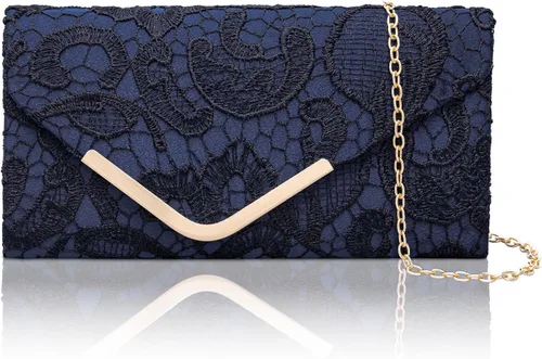Miniatura 15 de Bolso de mano Larcenciel para mujer, bolso de lentejuelas brillante con cadena, bolso de noche con destellos para fiestas y graduaciones