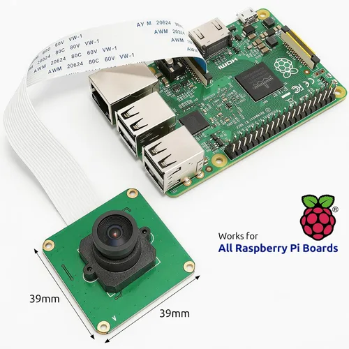 Miniatura 3 de Módulo de cámara Raspberry Pi 5MP 1080P OV5647 Sensor con filtro IR M12 FOV90 LEN para Raspberry Pi 5, Pi4, Pi 3 B+, Pi 3, Pi 2, Pi B+, Pi A, Pi Zero