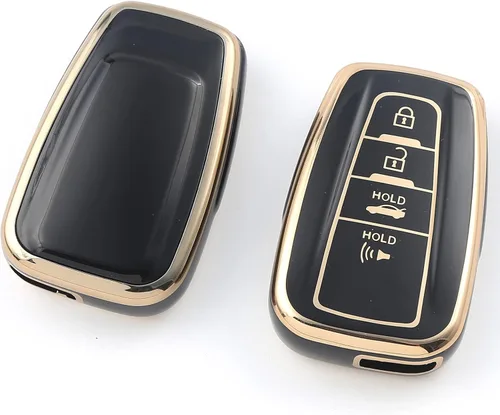 Miniatura 3 de Funda para llavero Toyota, compatible con RAV4 Highlander Avalon C-HR Prius Corolla 2018-2022, funda inteligente de TPU suave de alta calidad