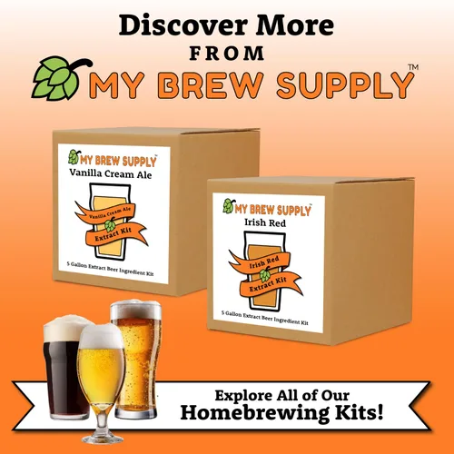 Miniatura 7 de My Brew Supply Oktoberfest - Kit de extracto de cerveza Extracto de malta seca ámbar Munich Light, Munich Dark y CaraRed Grain Hallertau Hops