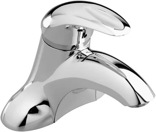 American Standard 7385.003.002 Reliant 3 Grifo de lavabo con manija de palanca indexada individual con drenaje de rejilla, cromo pulido