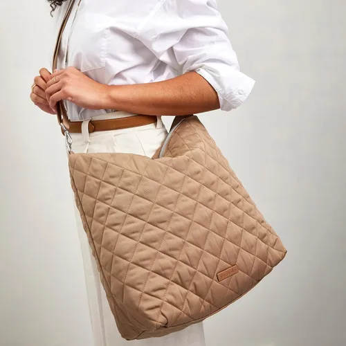 Miniatura 4 de Vera Bradley Bolso de hombro Hobo de gran tamaño de sarga de alto rendimiento