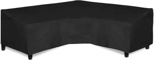 Easy Going - Funda para sofá seccional para patio Negro