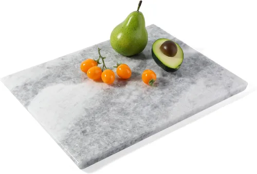 Miniatura 14 de Tabla de cortar de granito Koville para cocina, tabla de queso de losa de mármol grande de 16x12 pulgadas, tabla de servir rectangular para hornear