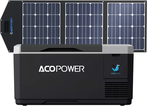 Miniatura 11 de ACOPOWER LiONCooler Pro HY-COMBO-PX30 - Congelador solar portátil de 32 cuartos de galón y panel solar de 90 W, kit combinado para camión, caravana