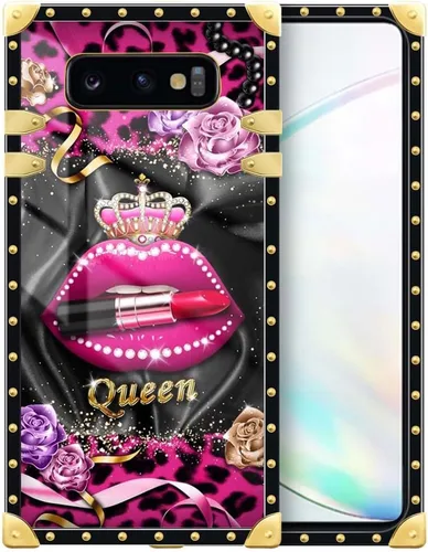 Miniatura 21 de Funda compatible con Samsung Galaxy Note 10 Plus, Lipstick Lips Note 10 Plus para niñas, TPU suave a prueba de golpes, protección rígida