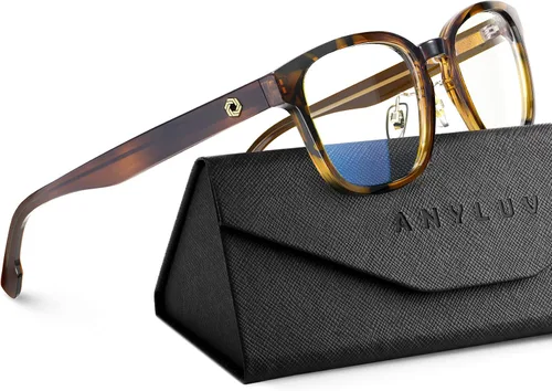 Miniatura 16 de ANYLUV Gafas de luz azul para hombres y mujeres, gafas de juegos de computadora, antifatiga ocular, ligeras, con bloqueo de luz azul