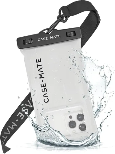 Case-Mate Funda Impermeable IP68 para Teléfono - Funda Flotante Impermeable para Teléfono con Cordón Cruzado - Esenciales de Viaje para Playa y Sand