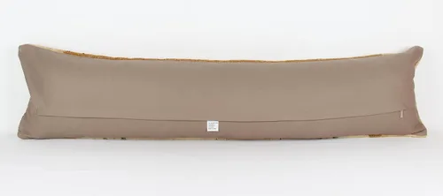 Miniatura 4 de Funda de almohada Kilim tamaño King de 12 x 47 pulgadas, hecha a mano, almohada lumbar oriental Kilim orgánica, funda de cojín decorativa oblonga