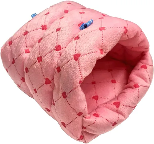 Miniatura 12 de WOWOWMEOW - Cama para cobayo, hámster, animales pequeños, cama con forma de cueva para colgar