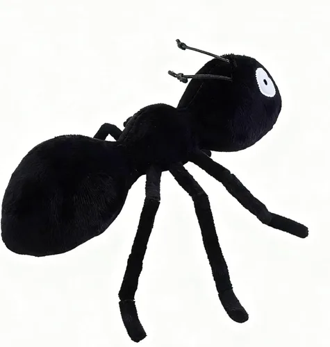 Ant - Animal de peluche de hormiga, juguete suave de hormiga, 7.8 pulgadas, simulación de hormiga, regalo para niños y niñas