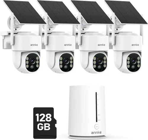 Miniatura 12 de ANNKE Cámara de seguridad solar domo inalámbrico para exteriores 4MP