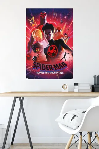 Miniatura 4 de Trends International Marvel Spider-Man: Across The Spider-Verse - Póster estático de pared de una hoja, 34 pulgadas de largo x 22.4 W, versión sin