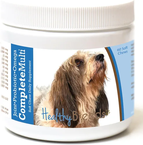 Miniatura 394 de Healthy Breeds Pug todo en uno multivitamínico suave masticable 60