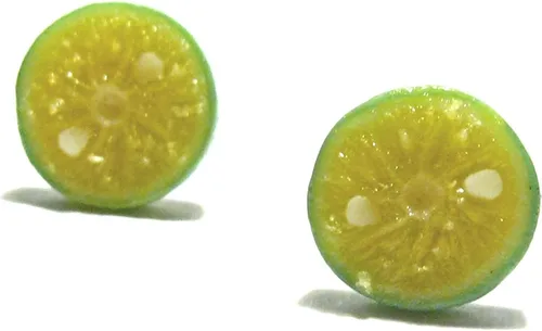 Miniatura 8 de Pendientes Calamansi Lime Stud - Tiny Food Jewelry