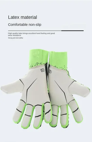 Histarstore5 - Guantes de portero de fútbol, guantes de entrenamiento de portero, agarre fuerte, antideslizantes y transpirables para adultos y niños