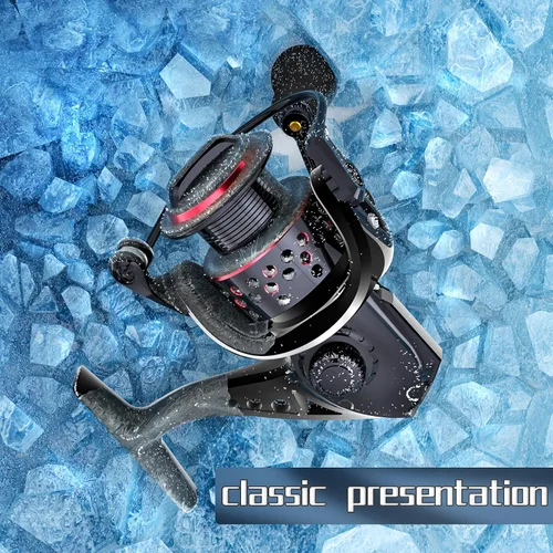 Miniatura 3 de Ashconfish - Carrete giratorio para pesca en agua salada y dulce, de cuerpo ultraligero, con rodamiento 8 de acero inoxidable, relación de engranaje