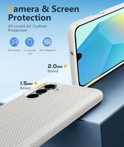 Miniatura 410 de FNTCASE Funda para iPhone 17 Pro: Fundas delgadas translúcidas de color azul claro compatibles con MagSafe, protección completa de la cámara