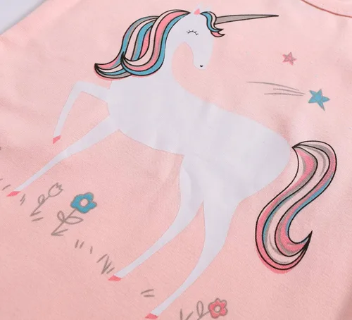 Miniatura 3 de MOGGEI Girls Pajamas Clothes Sleepwear 100% Cotton PJS for Toddlers Children Kids Unicorn