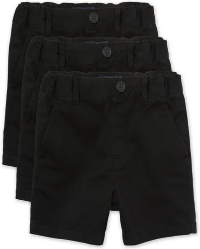 Miniatura 10 de The Children's Place - Pantalones cortos chinos elásticos para bebés y niños pequeños Negro Individual
