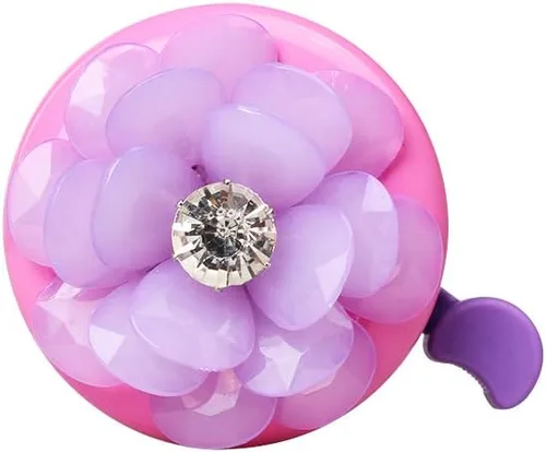 Mini-Factory Campana de bicicleta para niñas, color rosa, timbre de manillar de bicicleta, lindo unicornio 3D / ollipop/cisne/sirena patrón