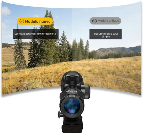 Miniatura 5 de CVLIFE 3-9x40 Optics R4 Reticle Crosshair Alcance con monturas de alcance Negro