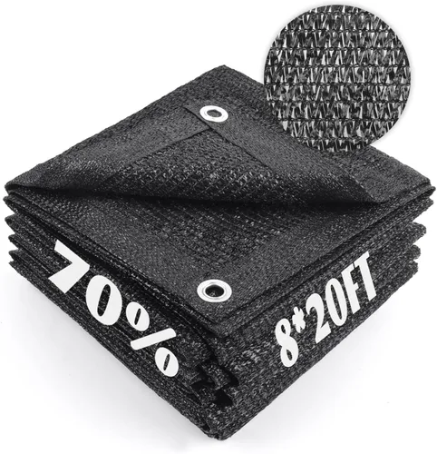 Miniatura 91 de Cool Area Lona de malla con ojales para cubierta de plantas, toldo de patio de 10 x 20 pies, para jardín, pérgola, invernadero, coche, granero, 55%