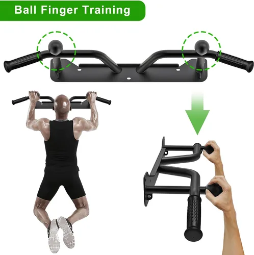 Miniatura 4 de SELEWARE Heavy Duty Welded Pull Up Bar, Versatile Doorway Wall Mount, Joist Mounted, and Ceiling Mounted Chin Up Bars, Thick Metal Sturdy