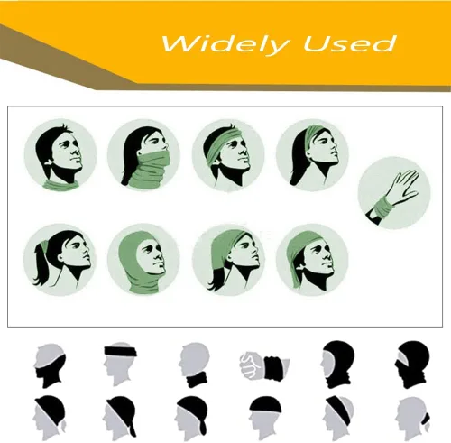 Miniatura 3 de ELANE 10 máscaras faciales para cuello, polainas de senderismo para mujeres, polaina de cuello de pesca para hombres, protección UV, bandanas