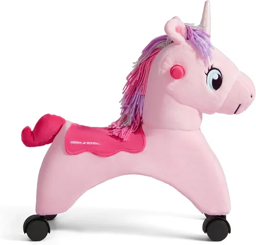 Miniatura 13 de Radio Flyer Juguetes de Animales de Peluche para Niños Pequeños – Suave Juguetes de Paseo y Empuje en Interiores para Niños de 1 a 3 Años Rosa
