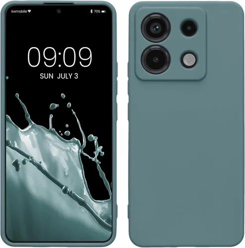 Miniatura 121 de kwmobile Funda compatible con Xiaomi Redmi Note 11 / Note 11S - Funda protectora de silicona TPU suave y delgada - Azul Báltico