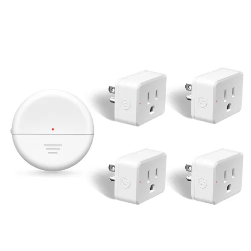 Miniatura 17 de NineLeaf Interruptor de salida remoto inalámbrico, interruptor de lámpara remoto, interruptor decorativo de enchufe de luz de encendido y apagado