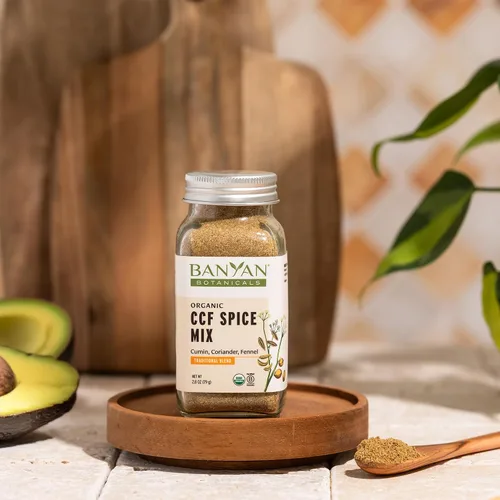 Miniatura 5 de Banyan Botanicals CCF Mezcla de especias (comino, cilantro, hinojo) – Mezcla en polvo de especias indias orgánicas para cocinar y hornear – Mezcla