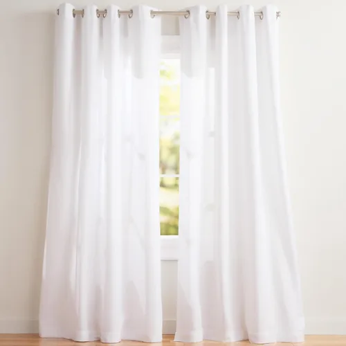 Miniatura 18 de Exclusive Home Loha - Par de paneles de cortinas de lino con ojales, 54 x 63 pulgadas, color beige