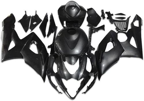 Miniatura 20 de Carenado de carrocería negro brillante de plástico apto para Suzuki 2005 2006 GSXR 1000 inyección ABS nuevo Aftermarket Kit Kit GSXR-1000 05 06 01
