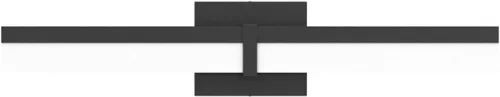 Miniatura 4 de Tipace Lámparas de baño negras de 24 pulgadas, luces LED modernas sobre espejo (luz blanca, 6000 K)