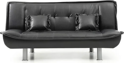 Miniatura 3 de Glory Furniture Sofá cama futón, color negro