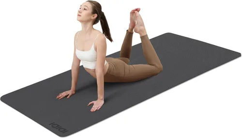 Miniatura 6 de Tapete de yoga de poliuretano con correa, tapete de entrenamiento antideslizante, tapete de yoga de 0.276 in de grosor, esterillas de yoga POE