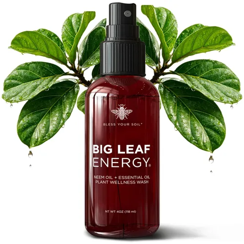 Miniatura 10 de Big Leaf Energy, Concentrado de Aceite de Neem + Aceites Esenciales para Plantas y Cuidado de Hojas - Orgánico, Sin OGM, Listo para Mezclar