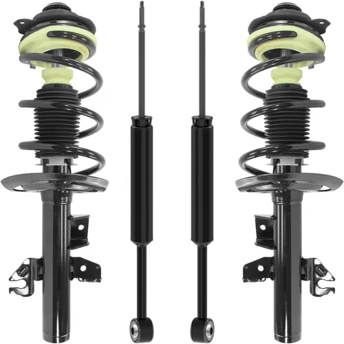 Miniatura 60 de Detroit Axle - Amortiguadores de puntales para Nissan Sentra 2007-2012 [Base S SL SR] Puntales delanteros completos con amortiguadores traseros