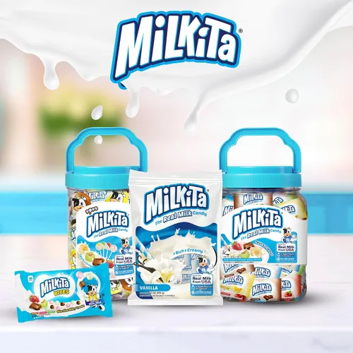 Miniatura 8 de Milkita Bites - Caramelos de leche – Dulces saludables bajos en azúcar con leche real para niños y adultos – Tamaño de bocado, caramelo sin gluten