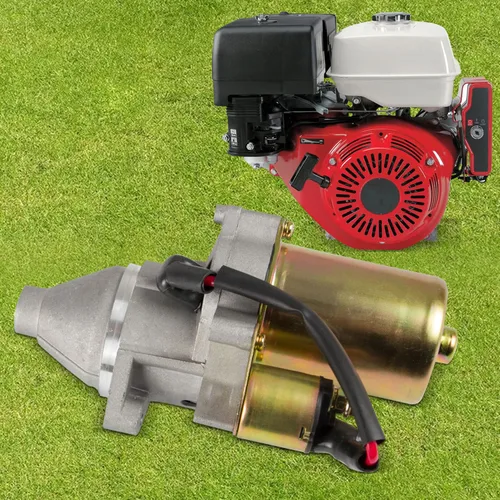 Miniatura 5 de Motor de arranque compatible con Honda GX340 GX390 GX420 11HP 13HP 16HP Afron, Allmand, Ditch Witch, con solenoide. Reemplaza 1280002750