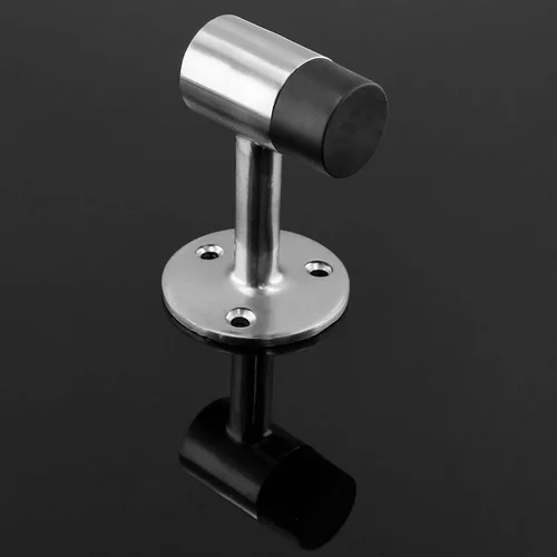 Miniatura 5 de Tope de Piso Resistente de 3 Pulgadas / 75mm, Tope de Puerta de Acero Inoxidable Níquel Cepillado - Paquete de 1 3 Inch