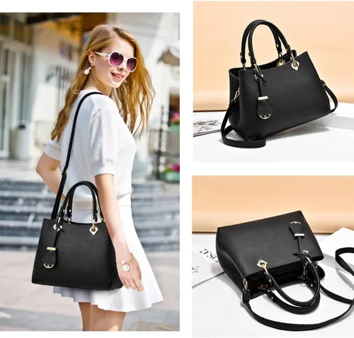 Miniatura 2 de Carteras y bolsos para mujer, bolso de mano de moda con asa superior