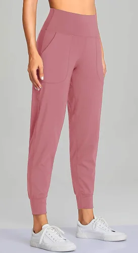 Miniatura 38 de Oalka - Pantalones deportivos para mujer, con cintura alta y bolsillos, para hacer deporte, yoga y entrenar