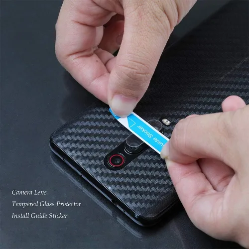 Miniatura 5 de Ibywind Protector de pantalla para Xiaomi Mi 9T/Redmi K20/K20 Pro, con 2 piezas de vidrio templado, 1 protector de lente de cámara, 1 película
