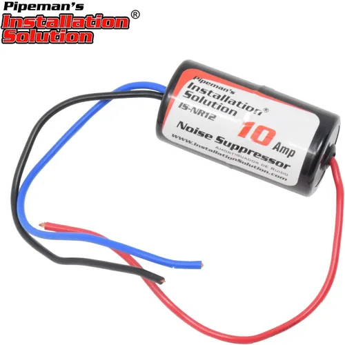 Miniatura 2 de Pipeman's Installation Solution Filtro supresor de ruido en línea de 10 amperios – (2 unidades) eliminador aislante universal de 12 voltios de audio