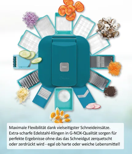 Miniatura 8 de Genius Nicer Dicer Chef - Juego de accesorios profesionales para cortador de verduras, 5 piezas, cortador de verduras, inserto de almacenamiento